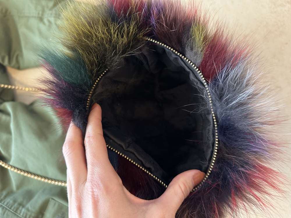 Luxusna zateplena parka + kabelka