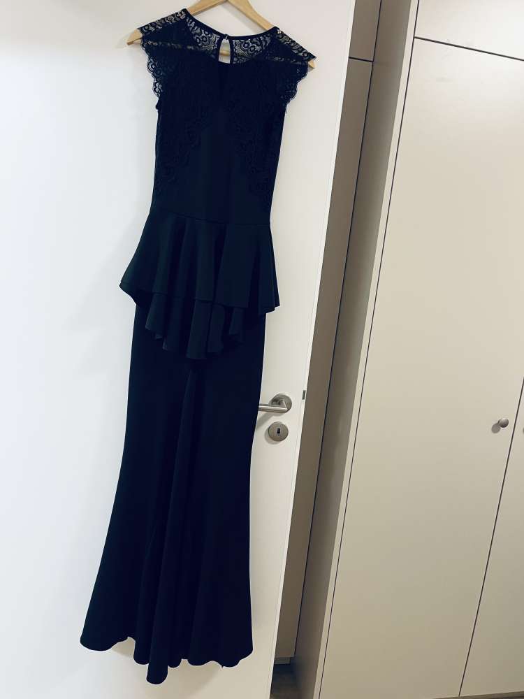 Sugarbird čierne dlhé šaty XS