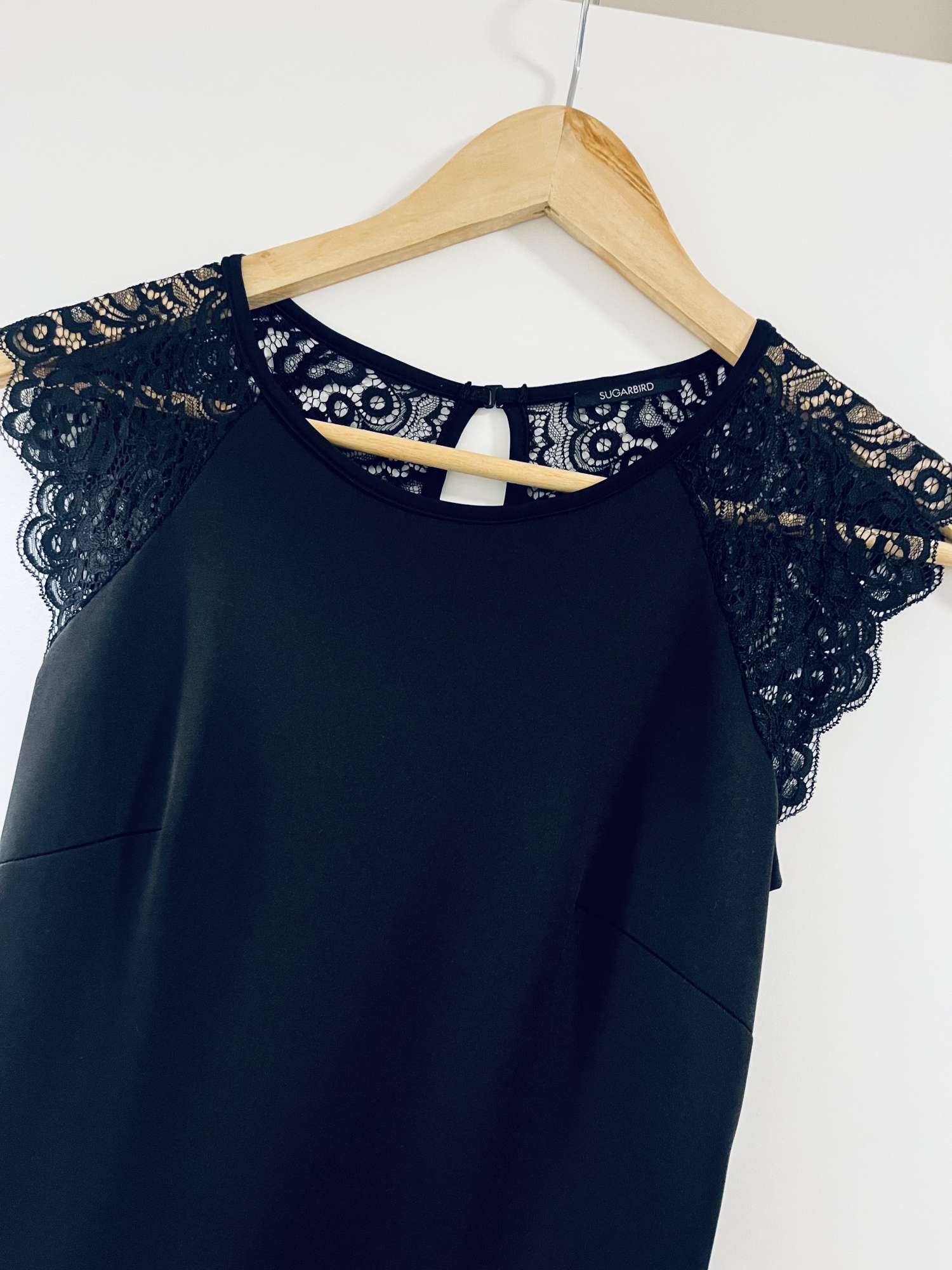 Sugarbird čierne dlhé šaty XS