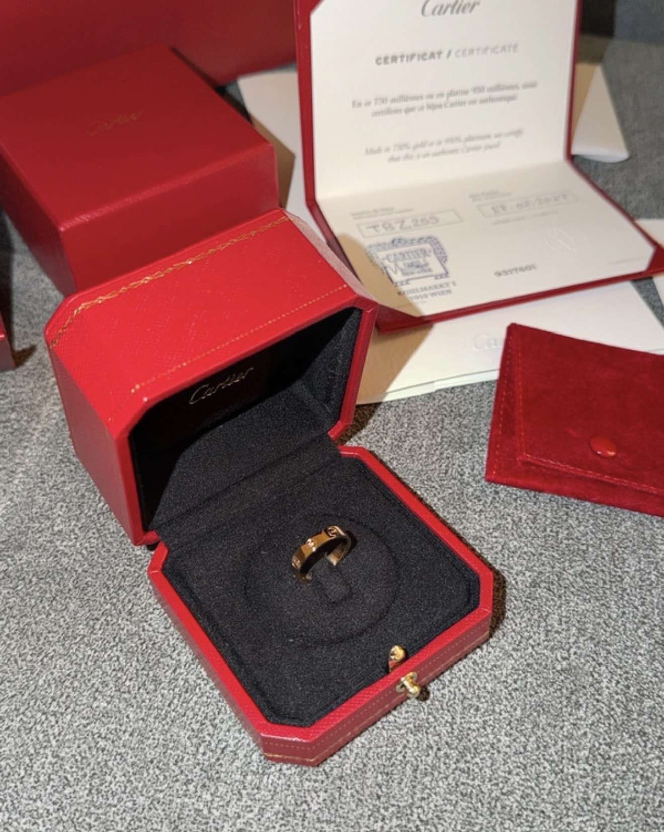 Cartier love prsteň