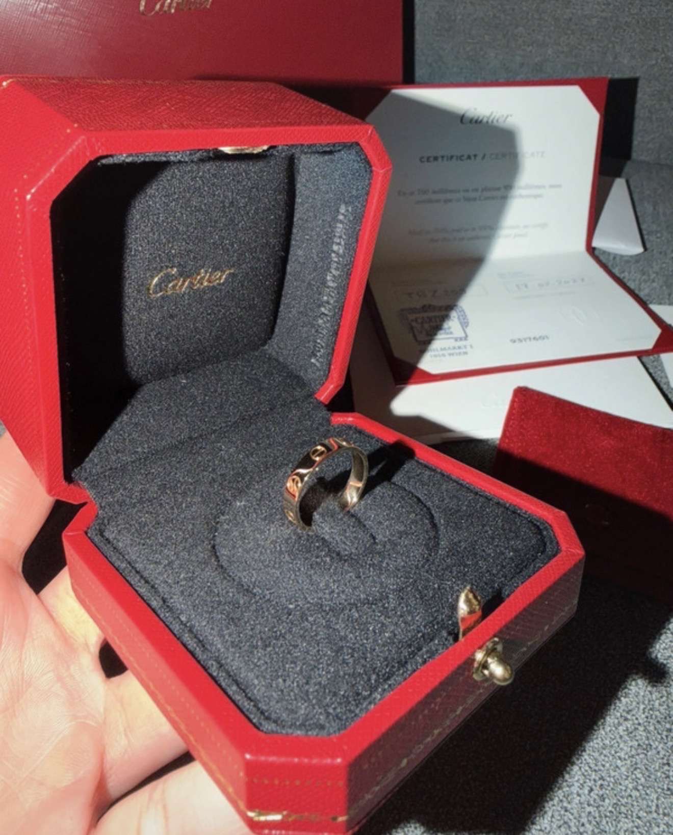 Cartier love prsteň