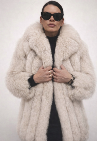 https://vipluxury.sk/Luxusný kožuch z pravej líšky – svetlá krémovo-strieborná