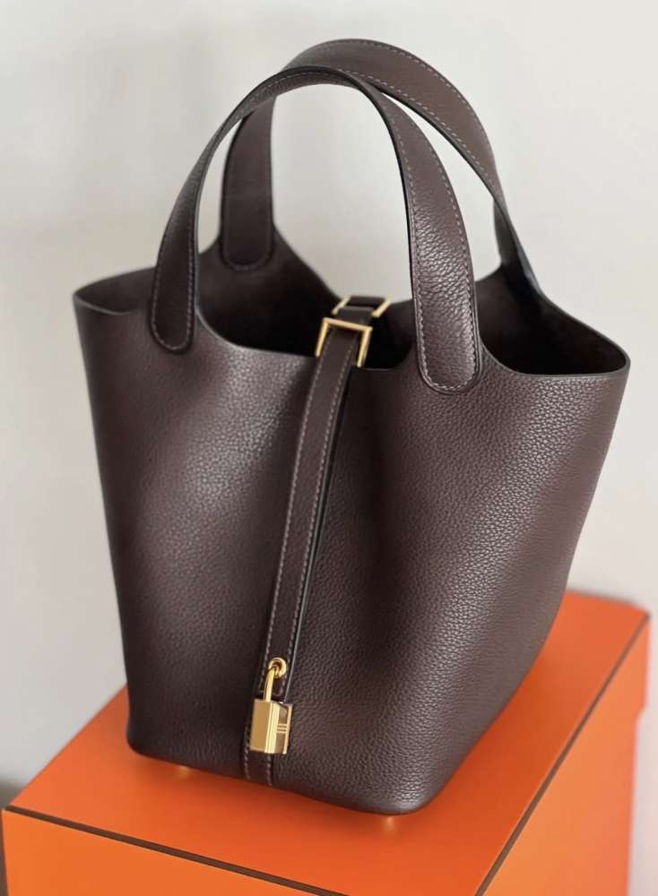 Hermès Picotin 18 Lock Ebene Gold nové s faktúrou