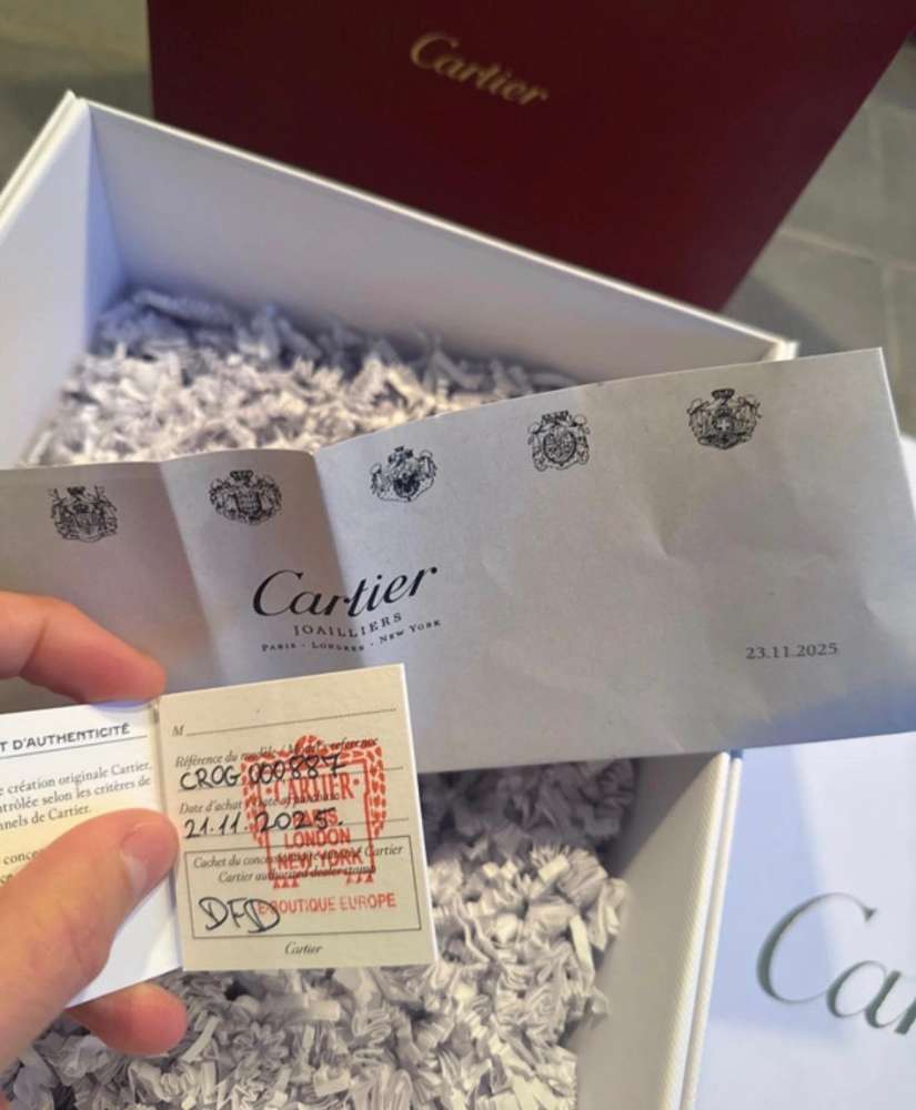 Cartier sponka na peniaze