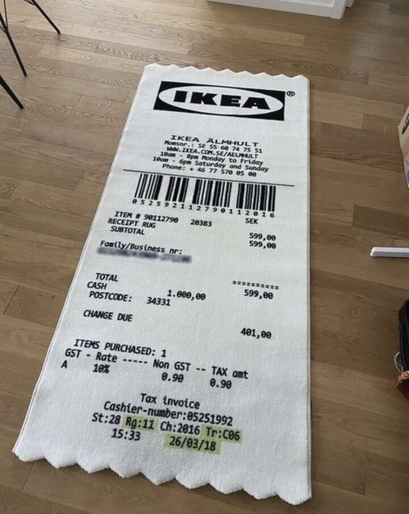 Off-White Virgil Abloh koberec