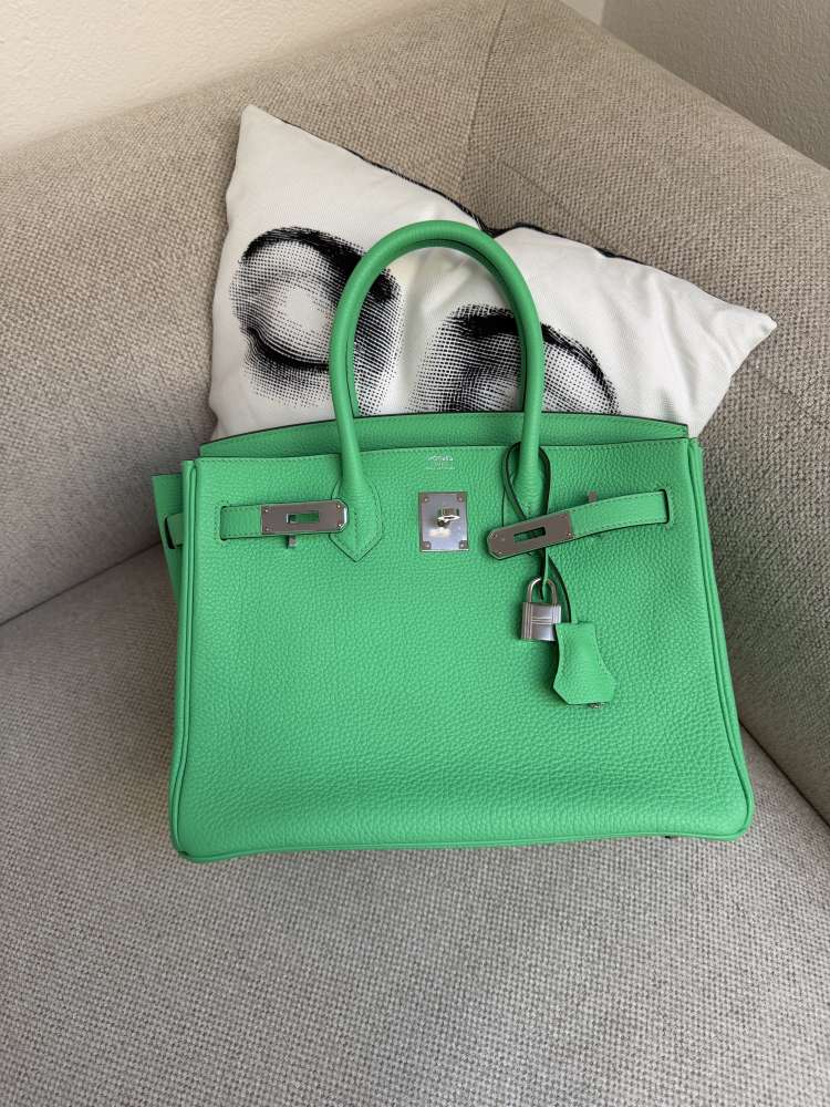 Hermes Birkin 30 Togo PHV Vert Comics