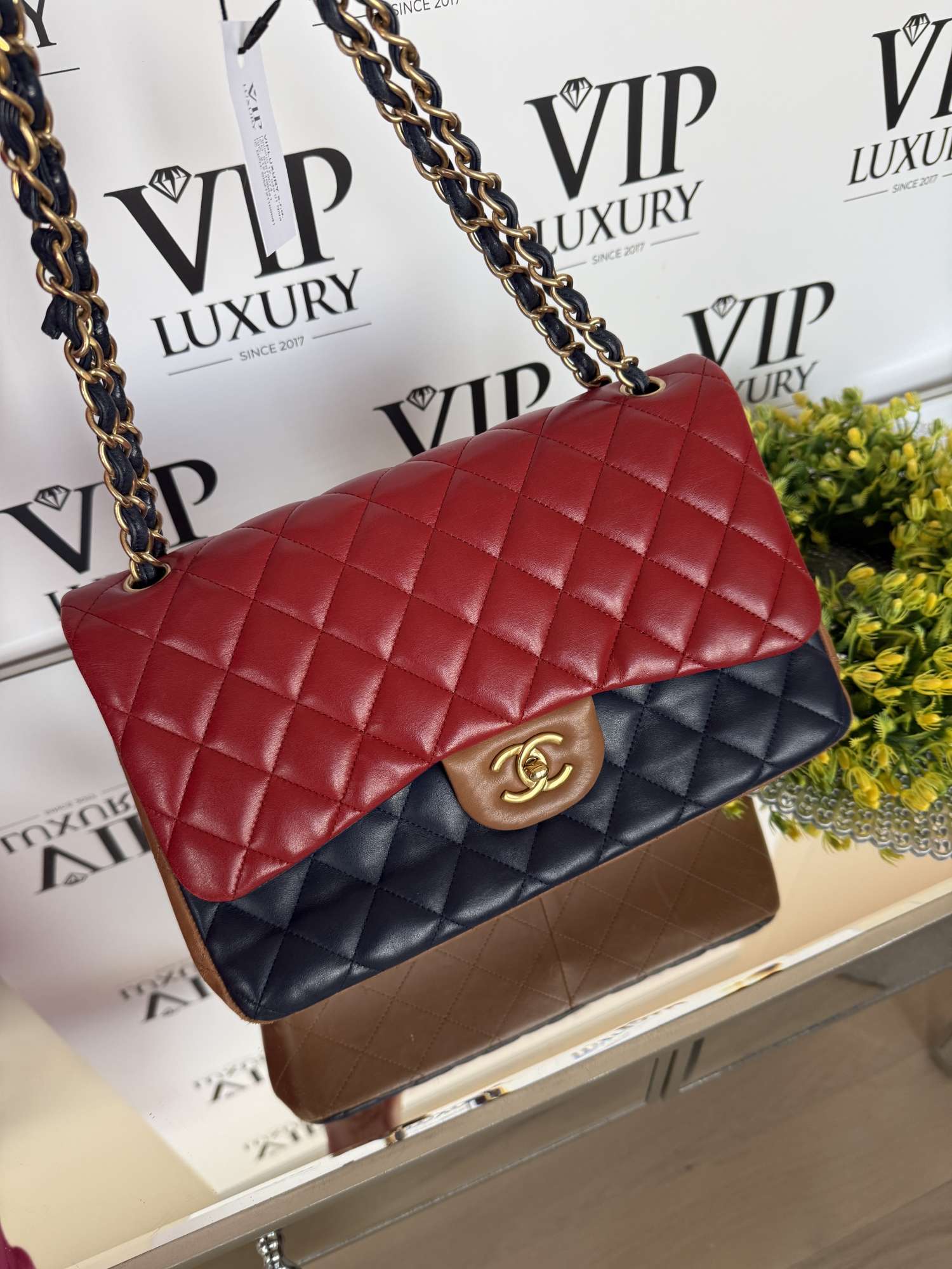 Chanel Jumbo triocolor