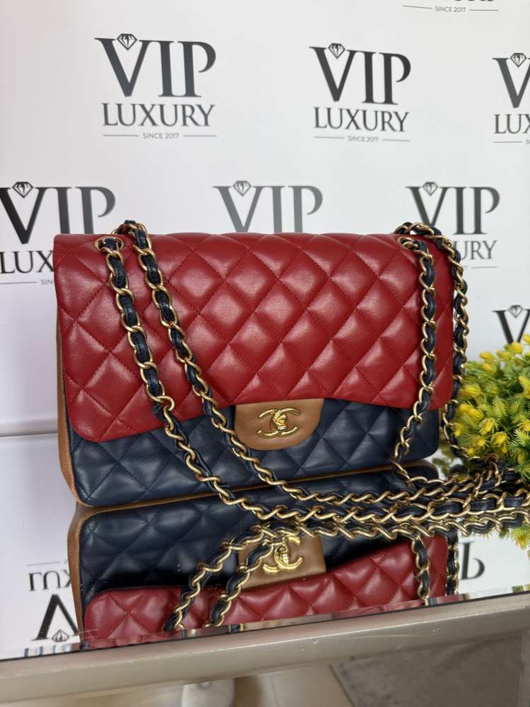 Chanel Jumbo triocolor