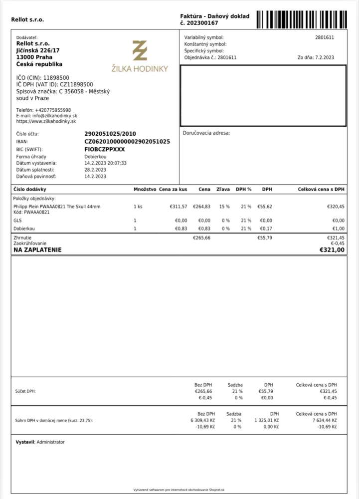 Philipp Plein PWAAA0821