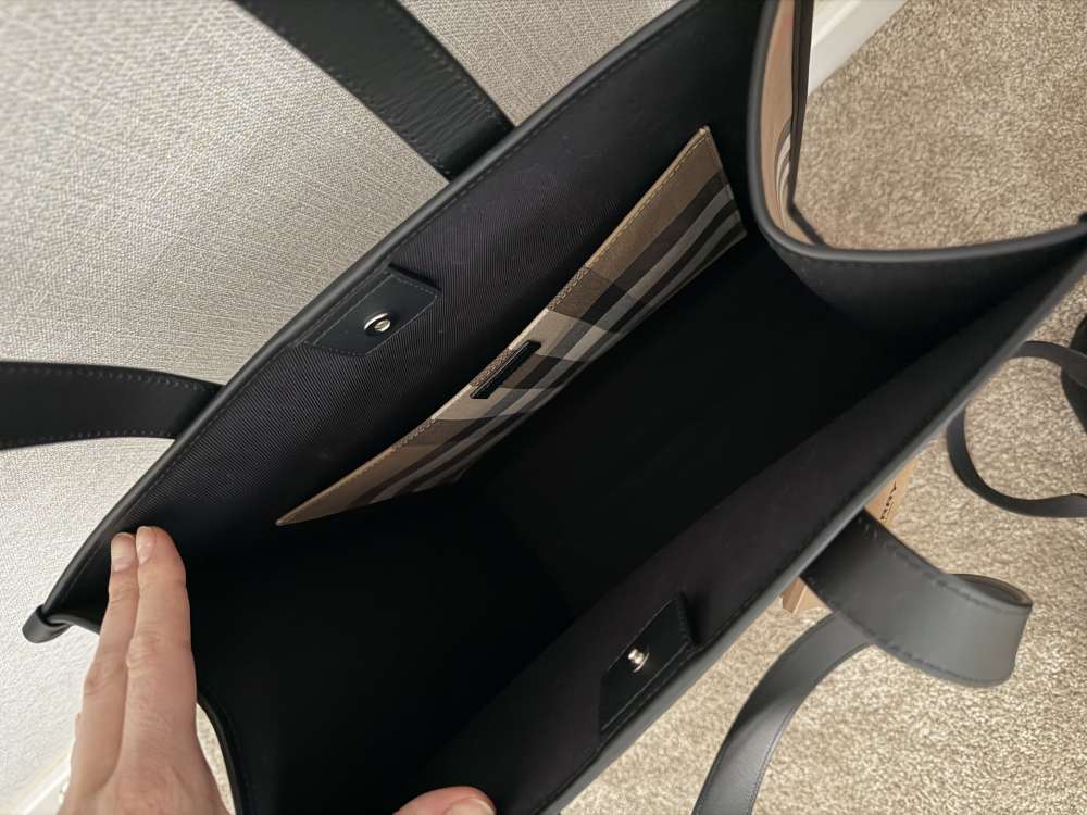 Burberry leather tote