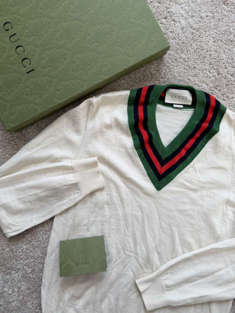Gucci vlnený nový sveter pánsky