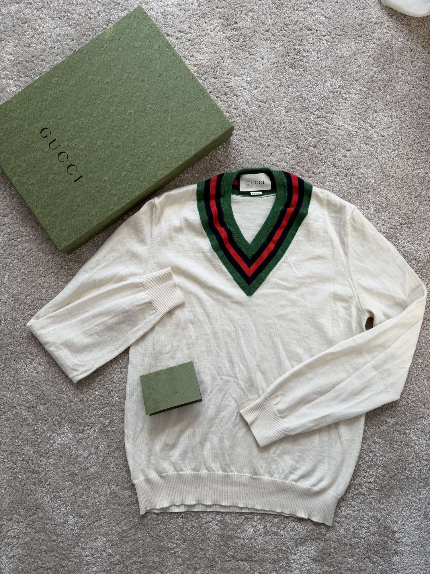 Gucci vlnený nový sveter pánsky