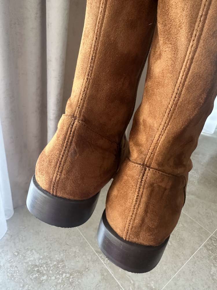 Cizmy nad kolena Cosmoparis brusena koza