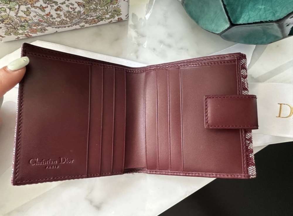 Dior Oblique Jacquard Wallet