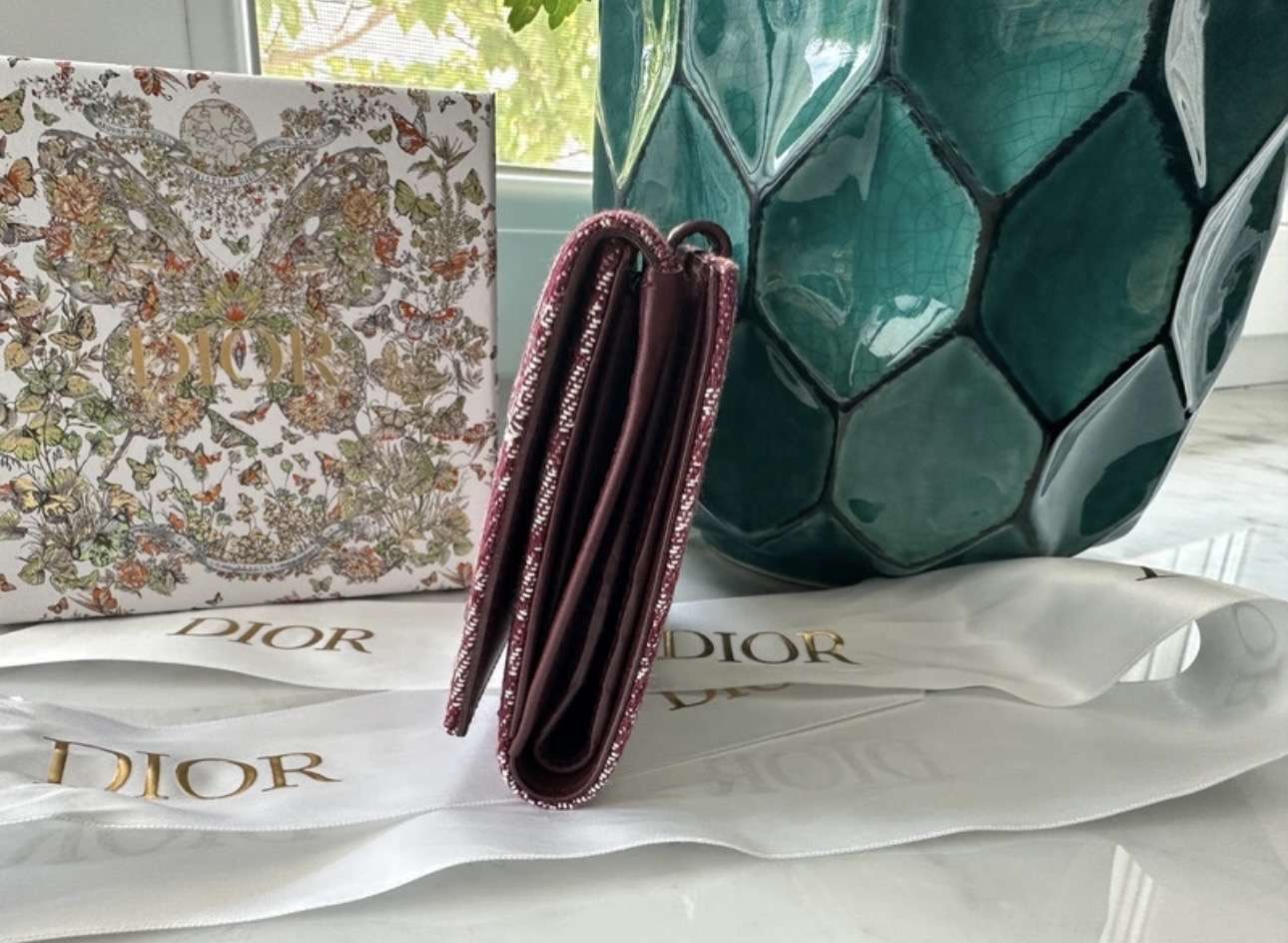 Dior Oblique Jacquard Wallet