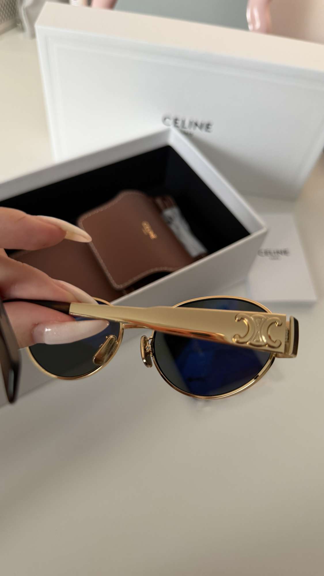 Celine Triomphe metal