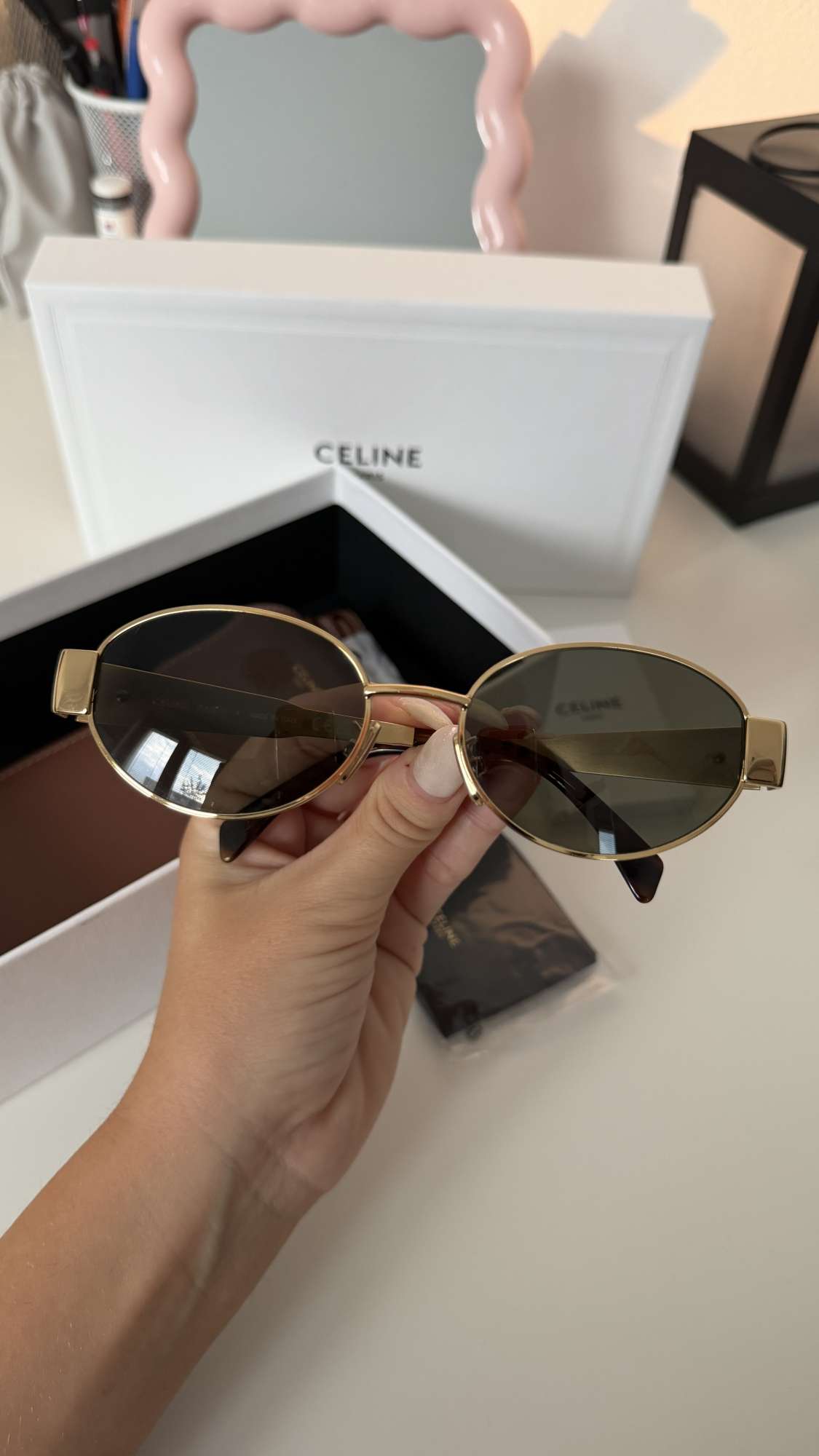 Celine Triomphe metal