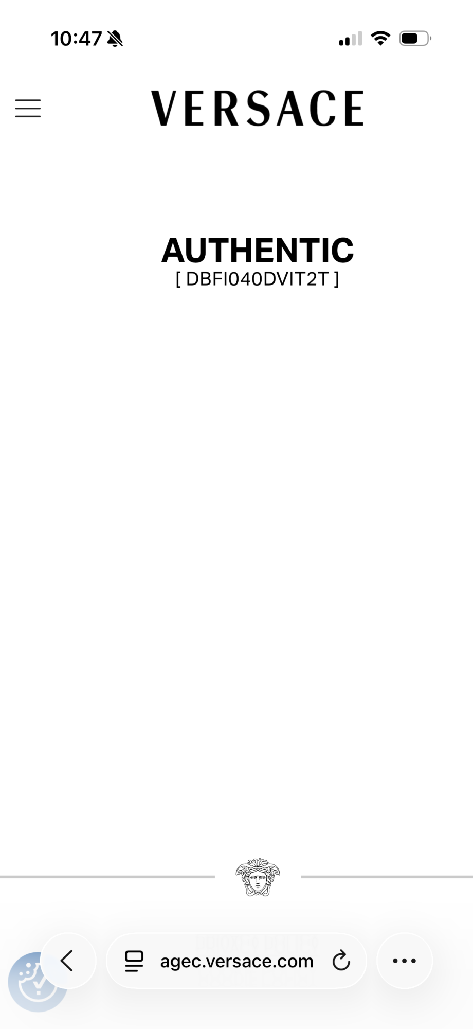 versace medusa small