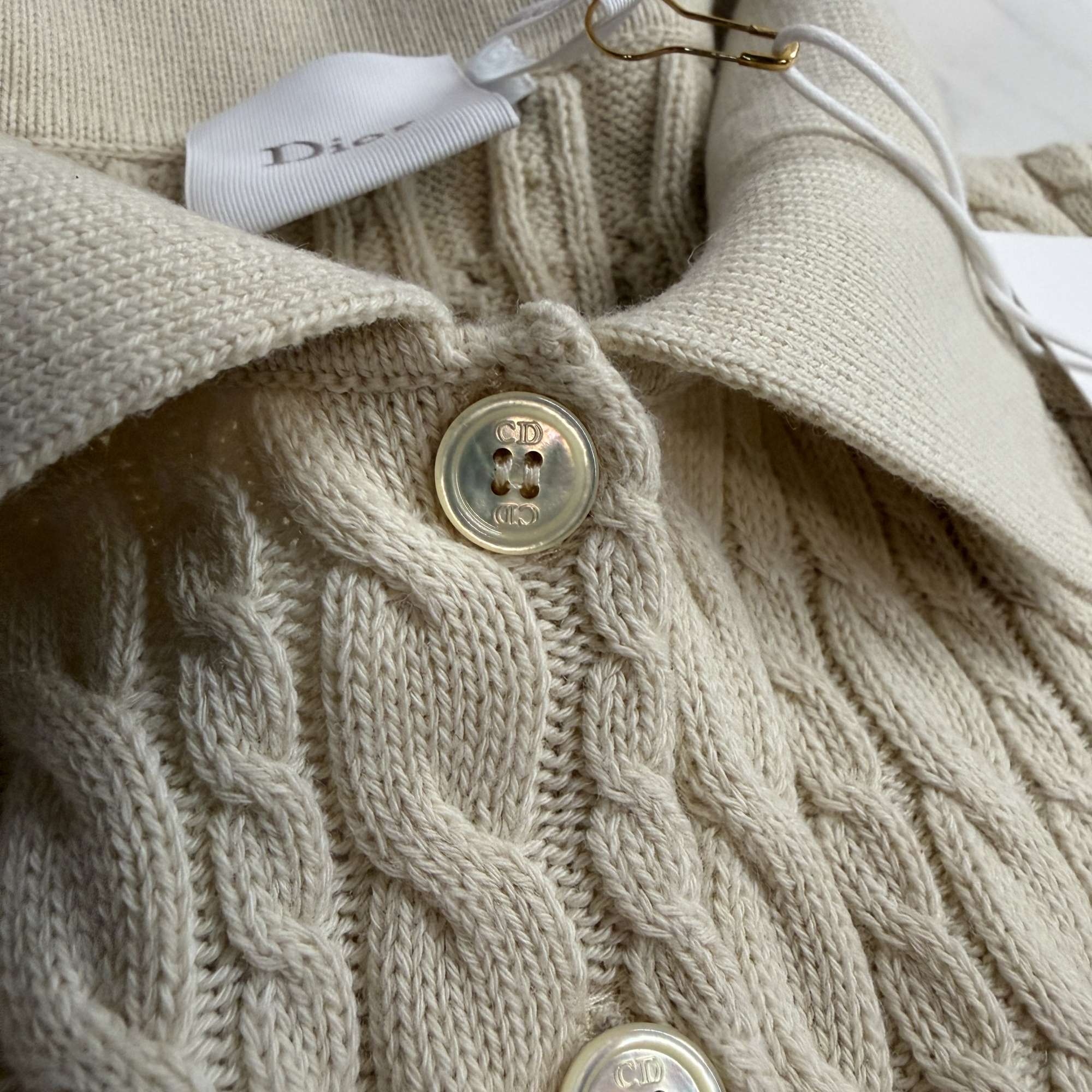 Dior Médaillon Short-Sleeved Sweater