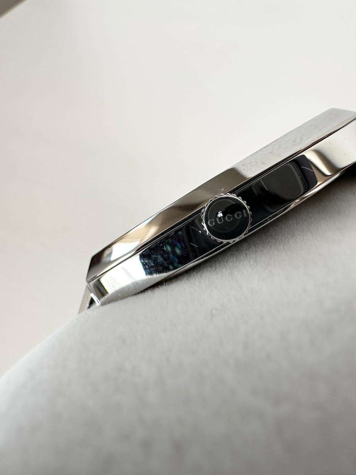 Gucci Grip – Oceľ / Modrá Superluminova