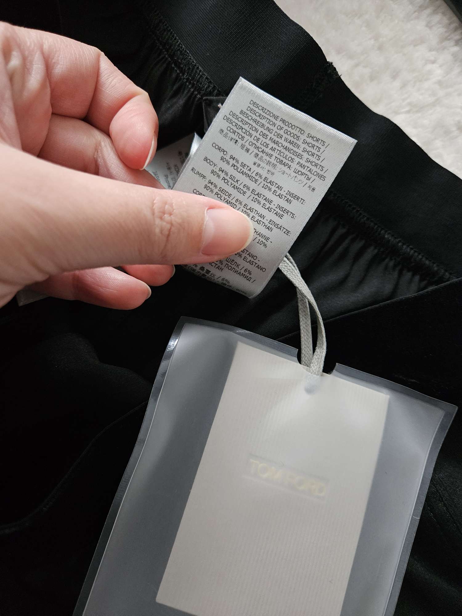 Tom Ford hodvabne sortky