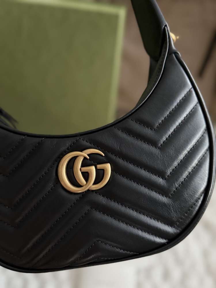 Gucci Marmont Half-Moon Bag