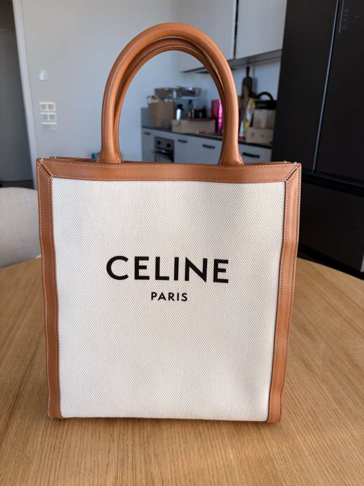 Celine cabas vertical tote