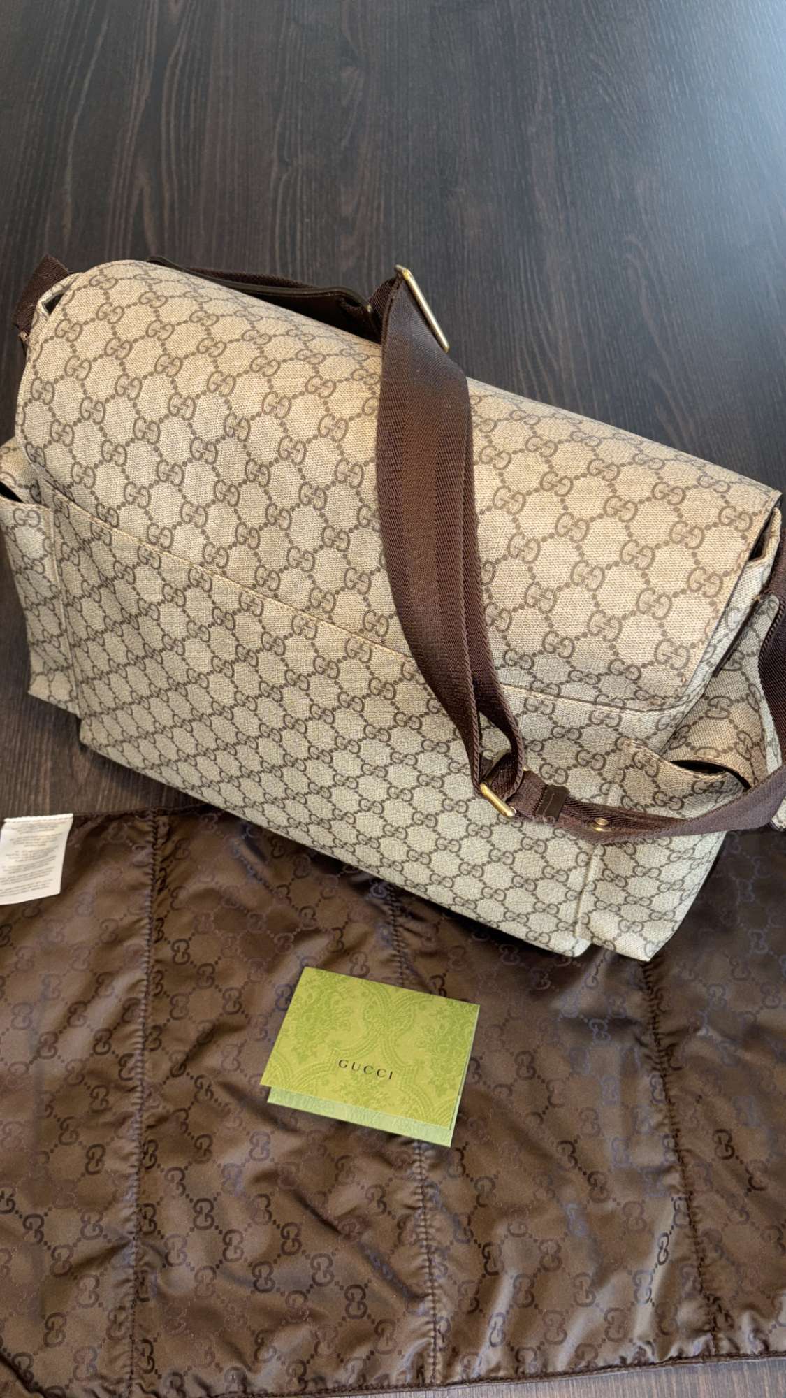 Gucci diaper bag