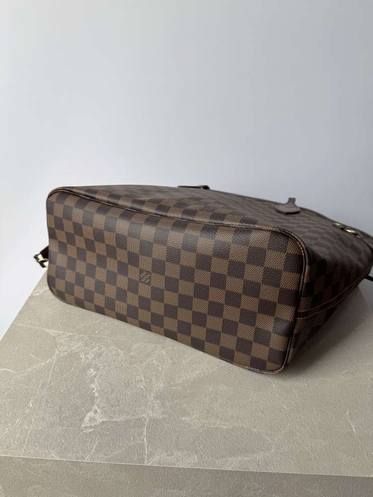 LOUIS VUITTON Neverfull MM Damier Ebene Cherry kabelka taška