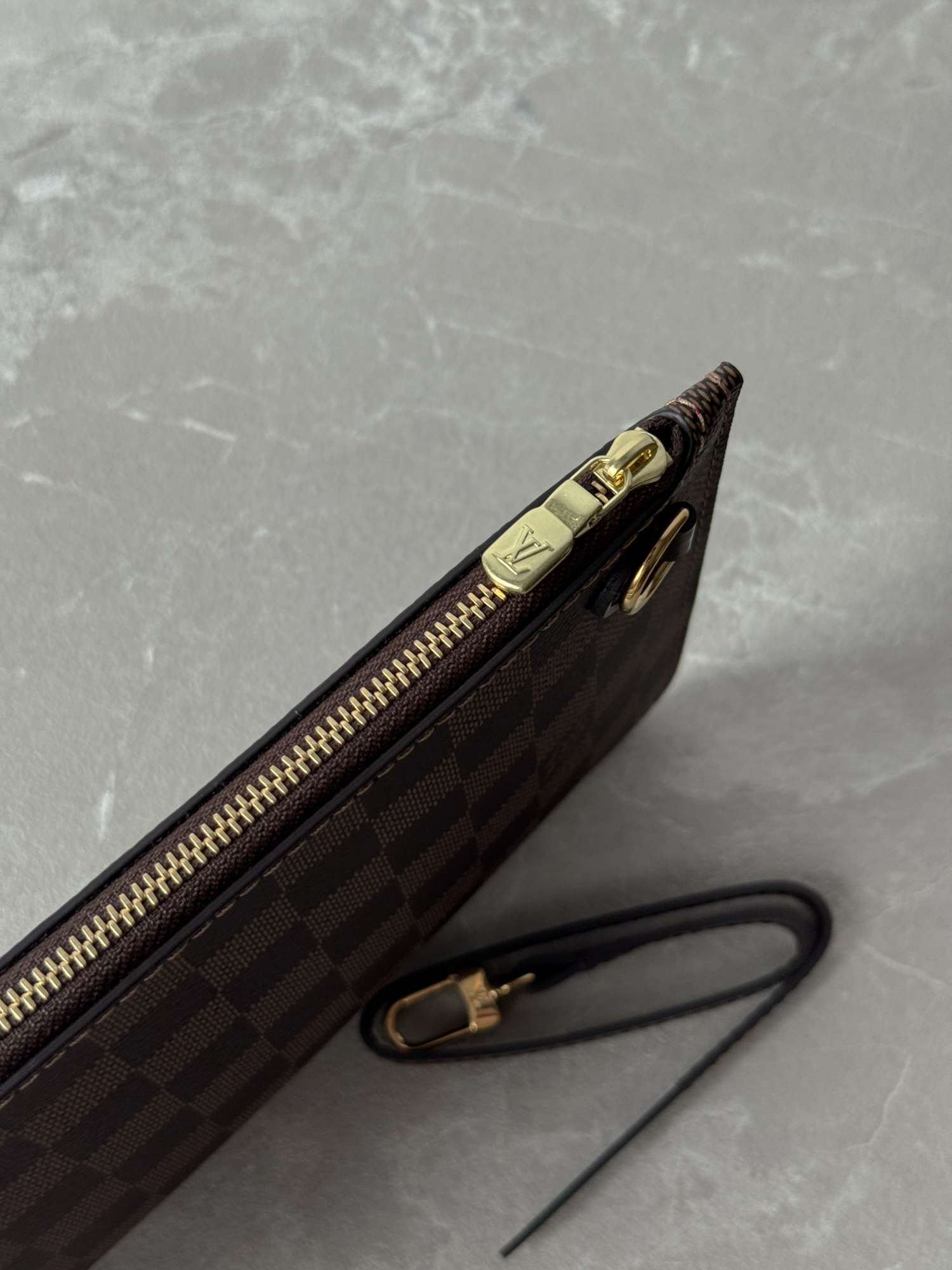 LOUIS VUITTON Neverfull MM Damier Ebene Cherry kabelka taška