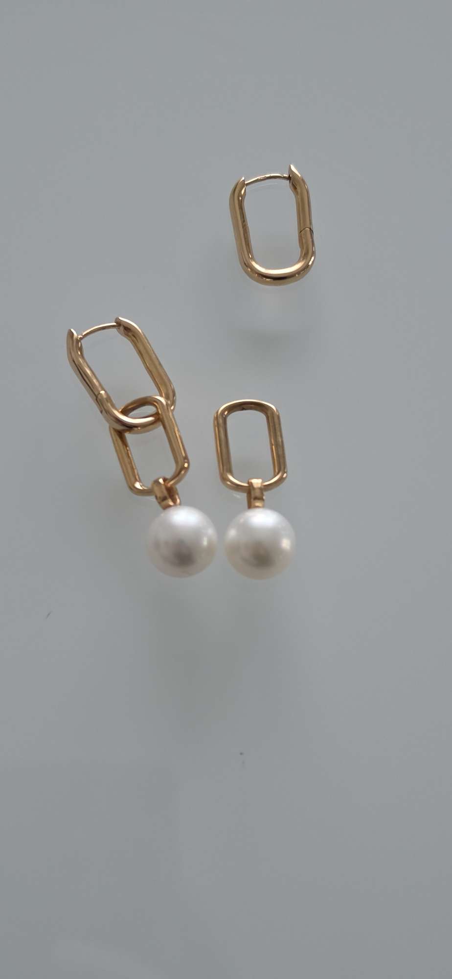 Utopia Aurum earrings with South Sea Pearls