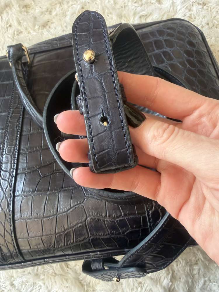 Corneliani pracovná taška z krokodílej kože