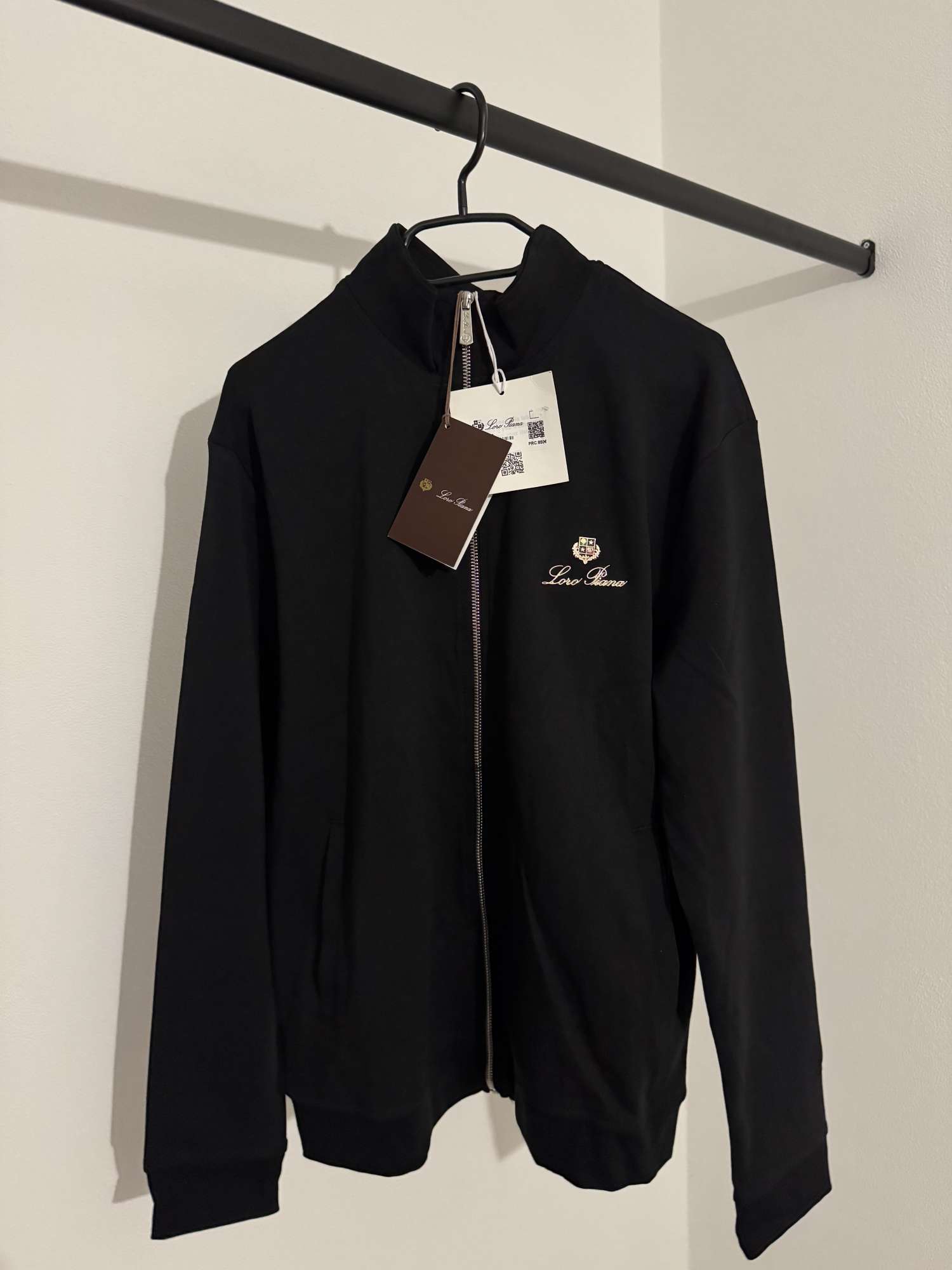 Loro Piana Zip Jacket Black – Size M – NEW with Tags