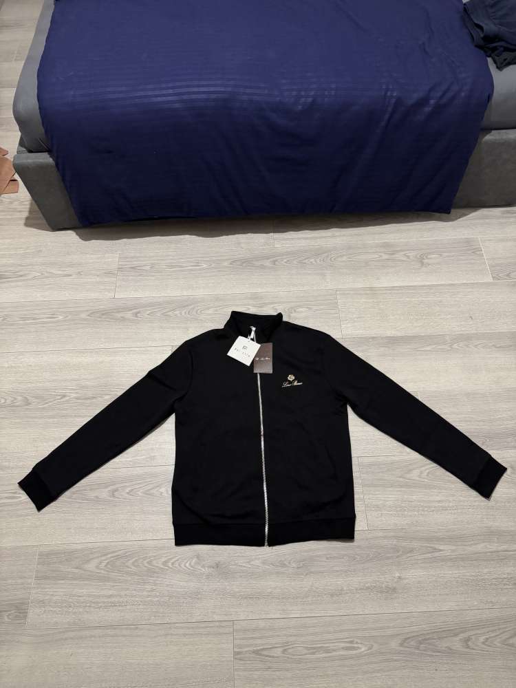 Loro Piana Zip Jacket Black – Size M – NEW with Tags
