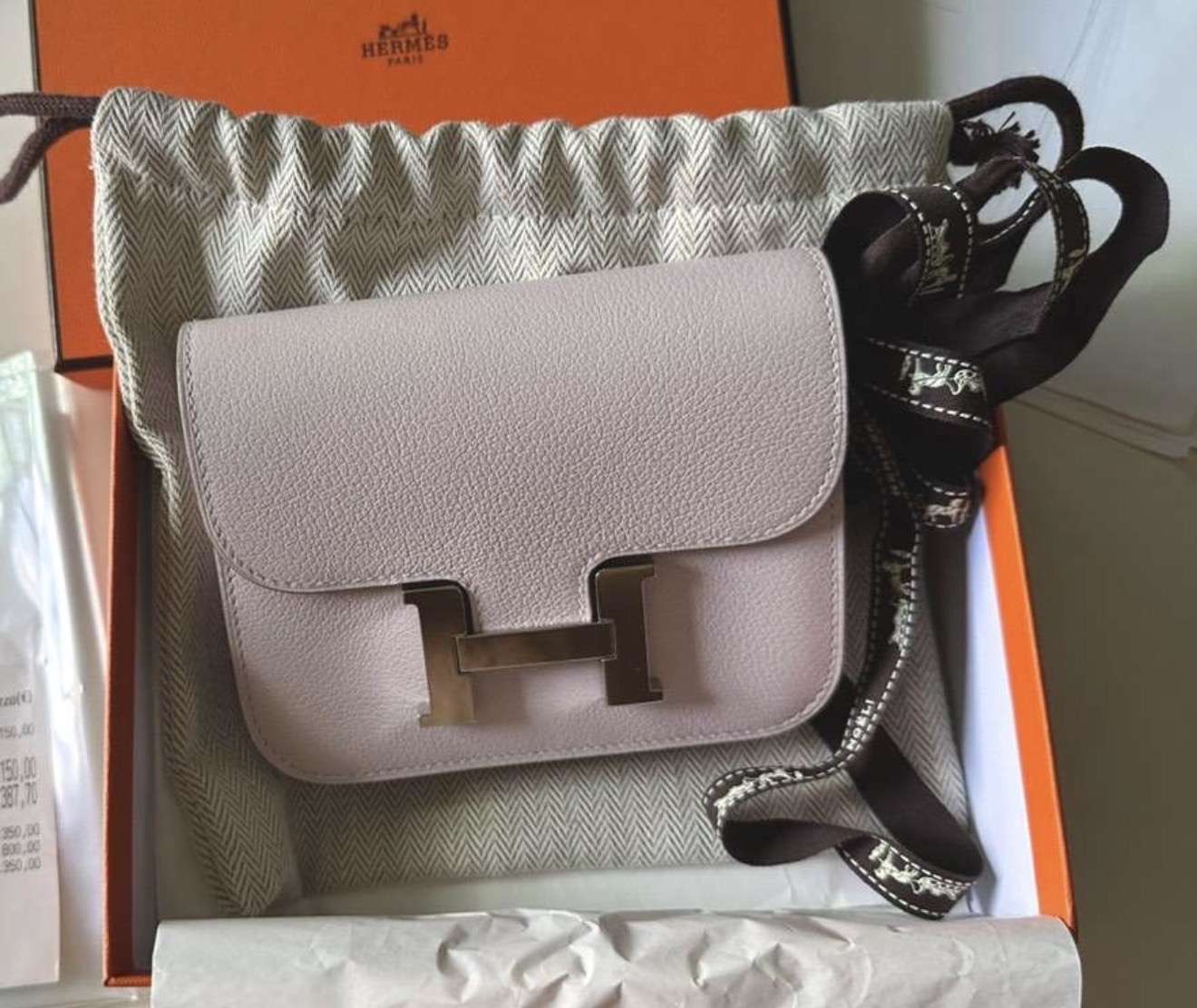 Hermes slim constance Wallet/ taška