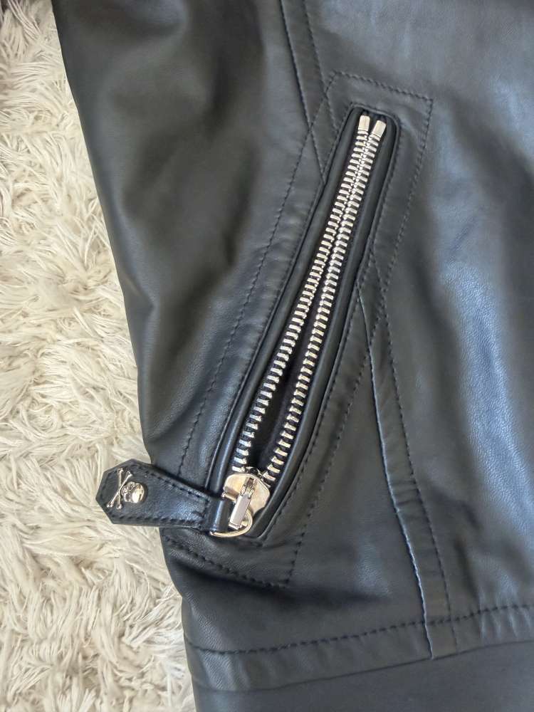 Philipp Plein pánska kožená bunda