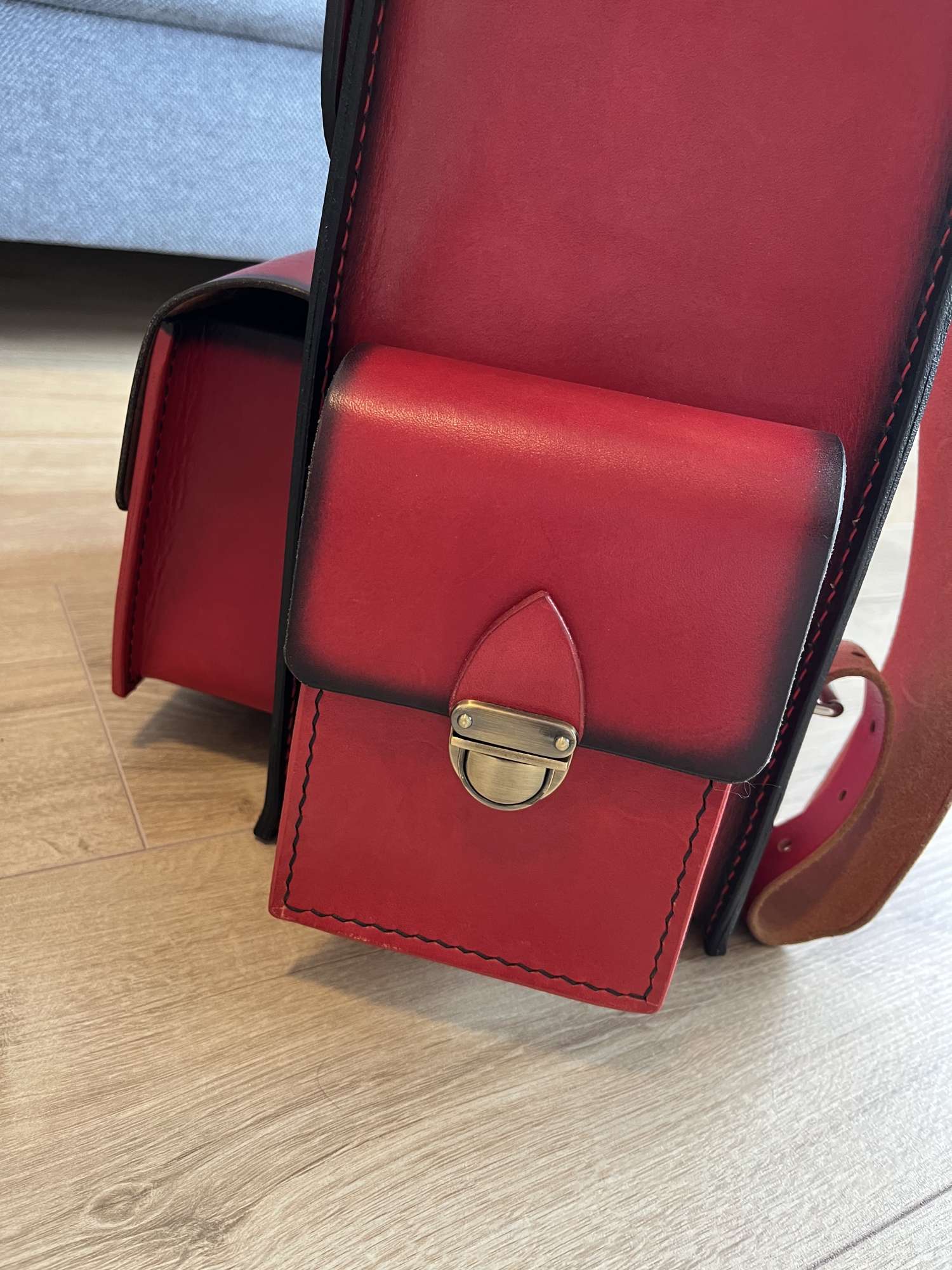 Kožený batoh Mickey a Minnie