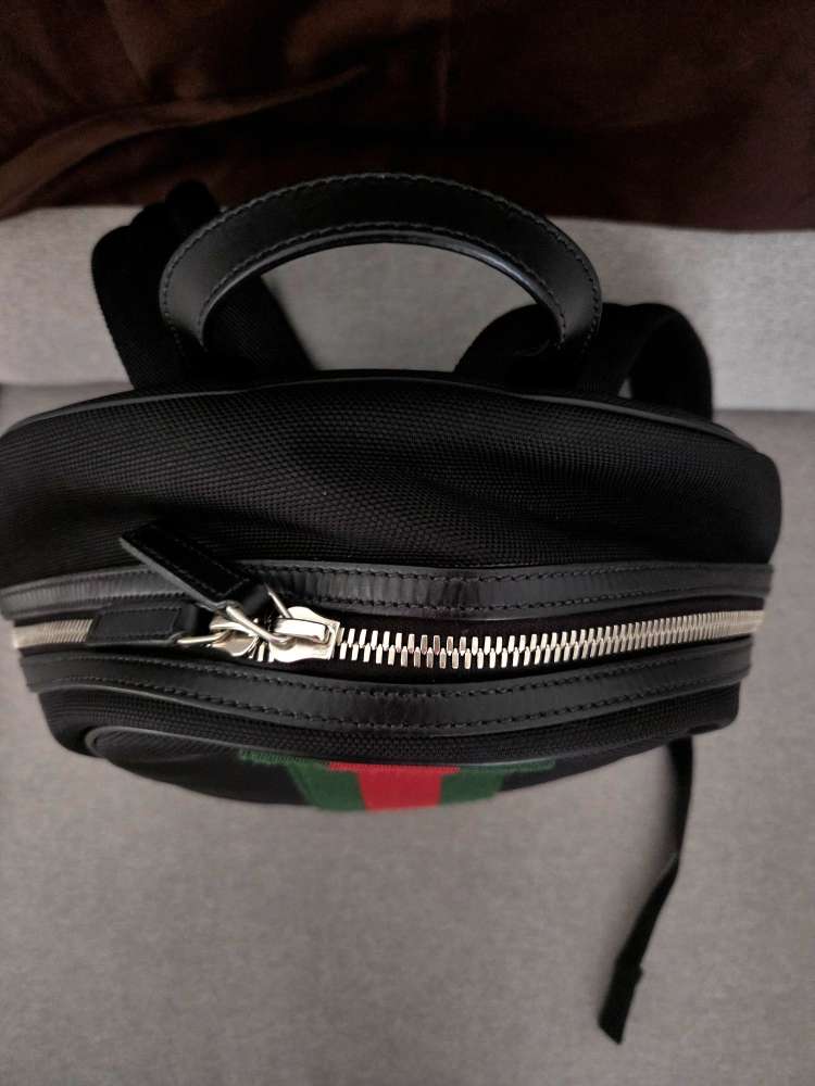 Gucci Techno Canvas Backpack Large Black