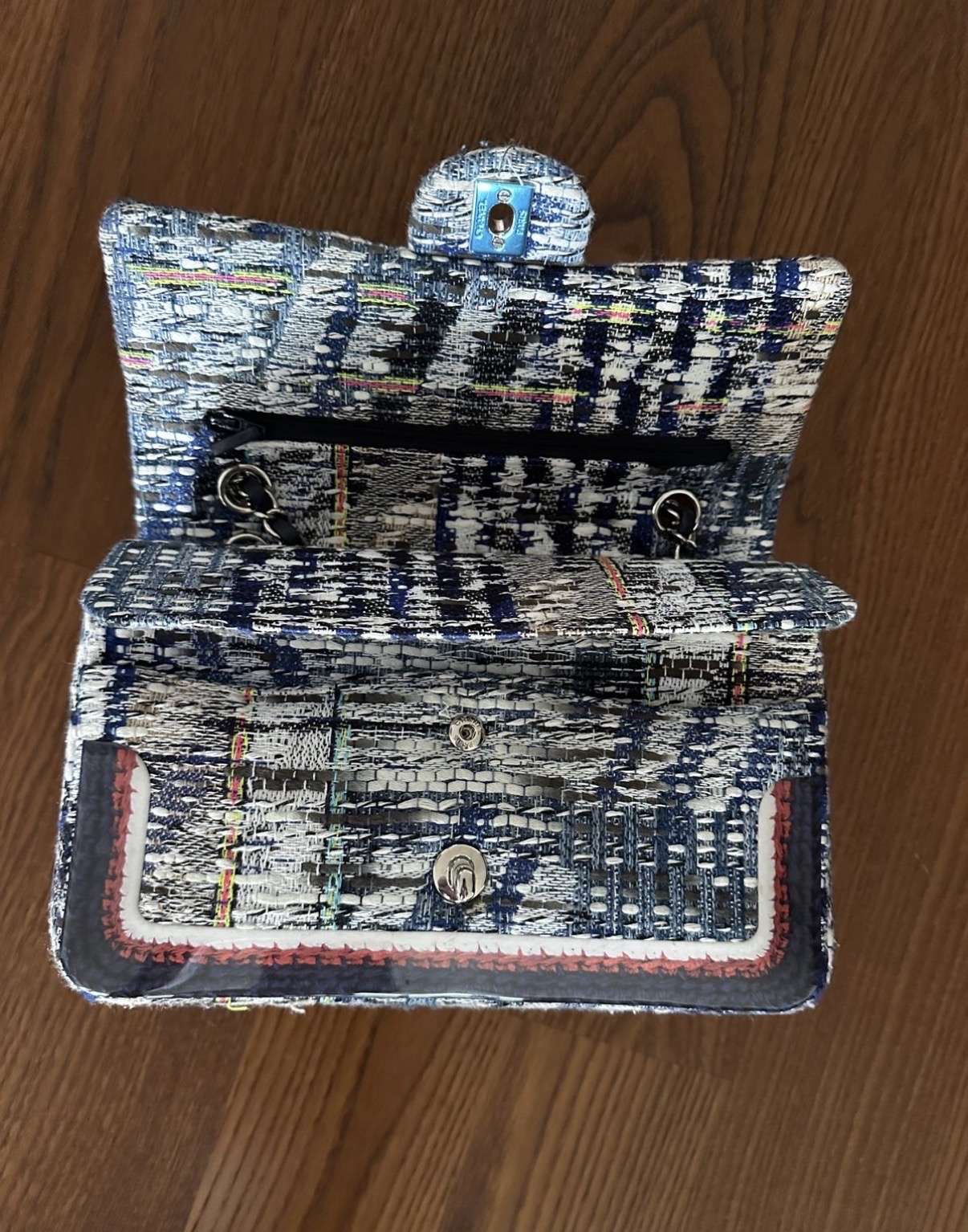 Chanel Airlines tweed flap  kabelka