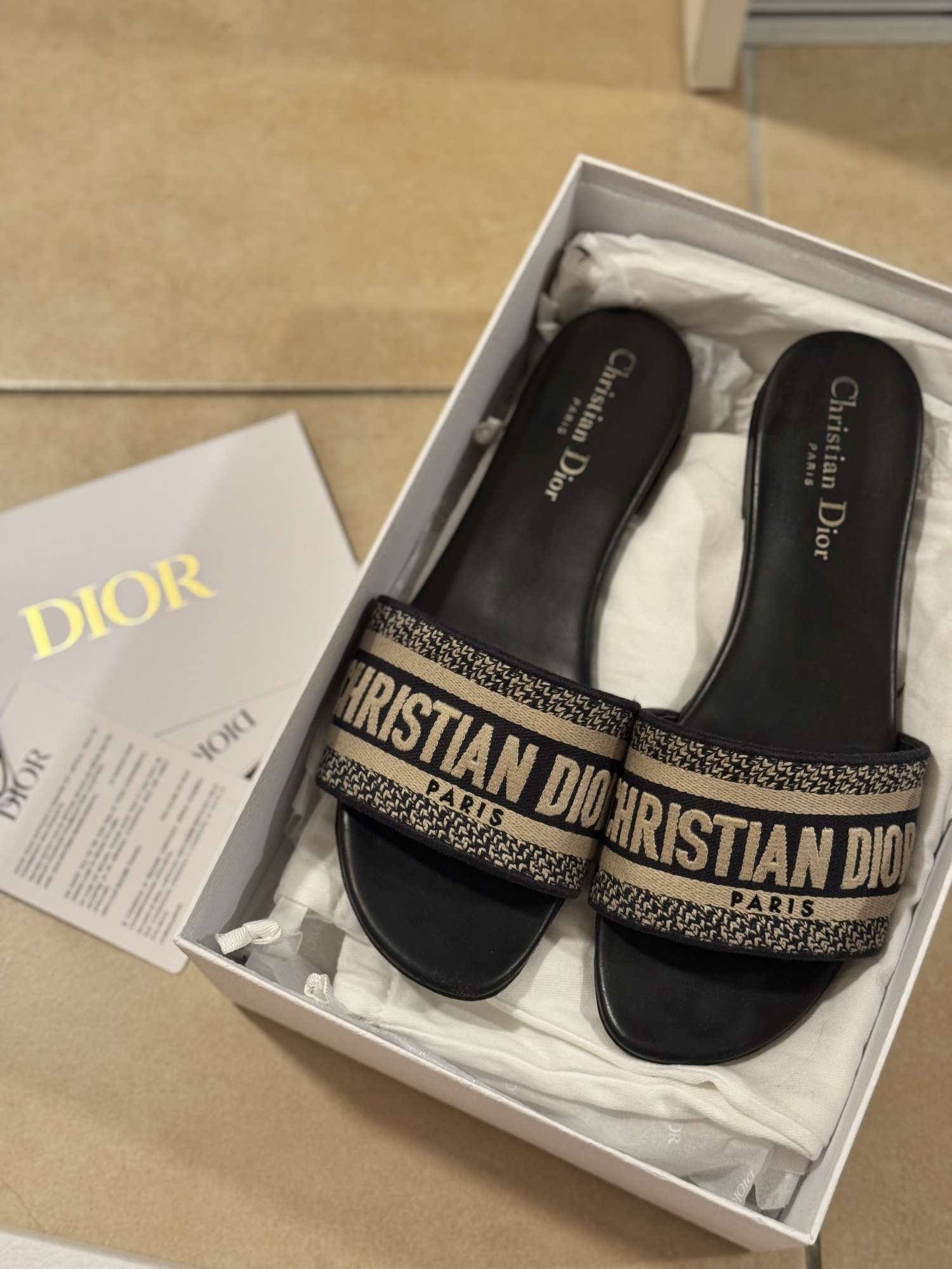 dior šľapky