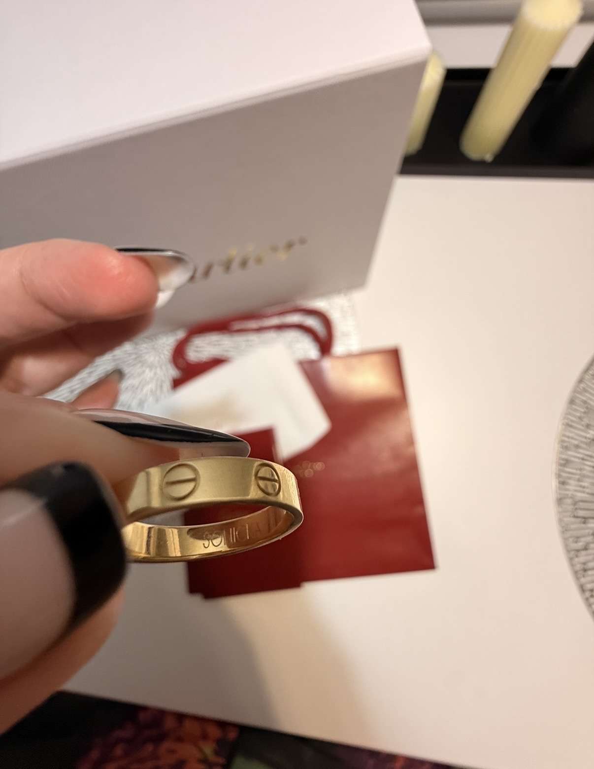 Cartier love prsten
