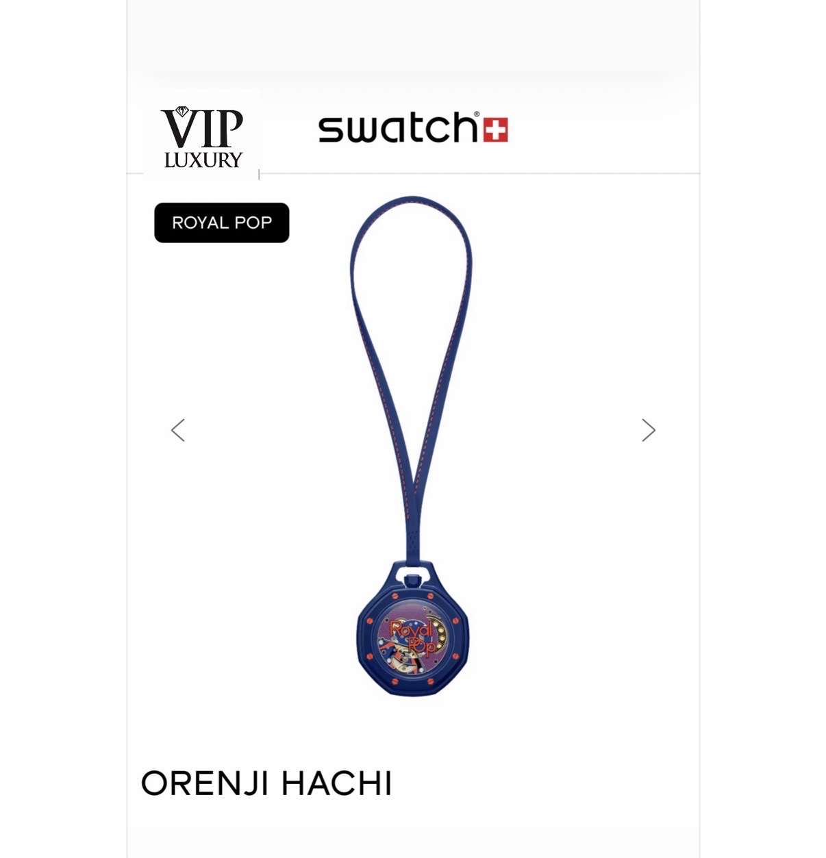 AP x Swatch Royal Pop