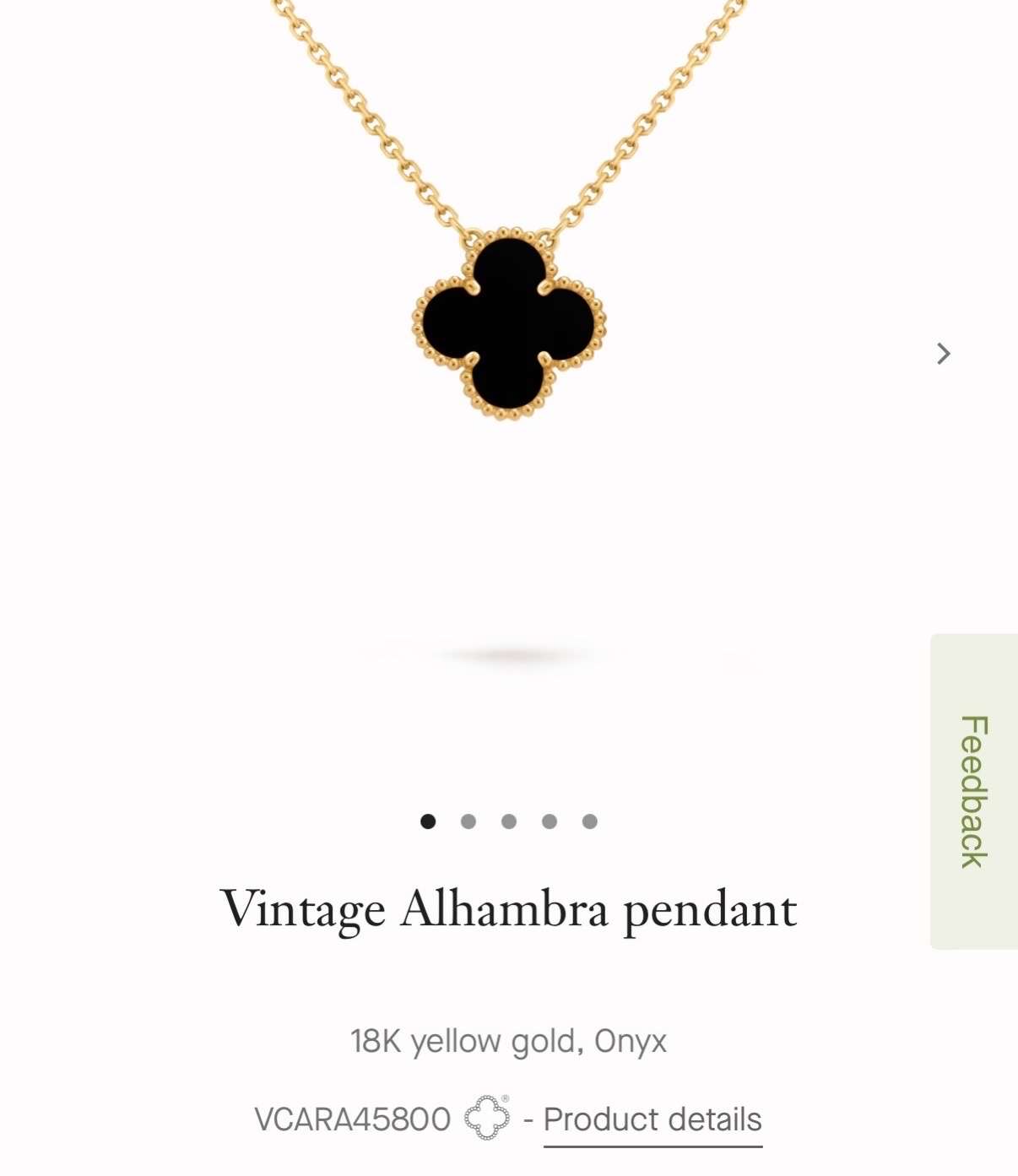Náhrdelník Van Cleef &amp; Arpels