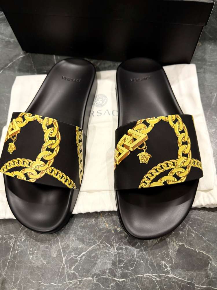 Retiazkové šľapky Versace La Greca