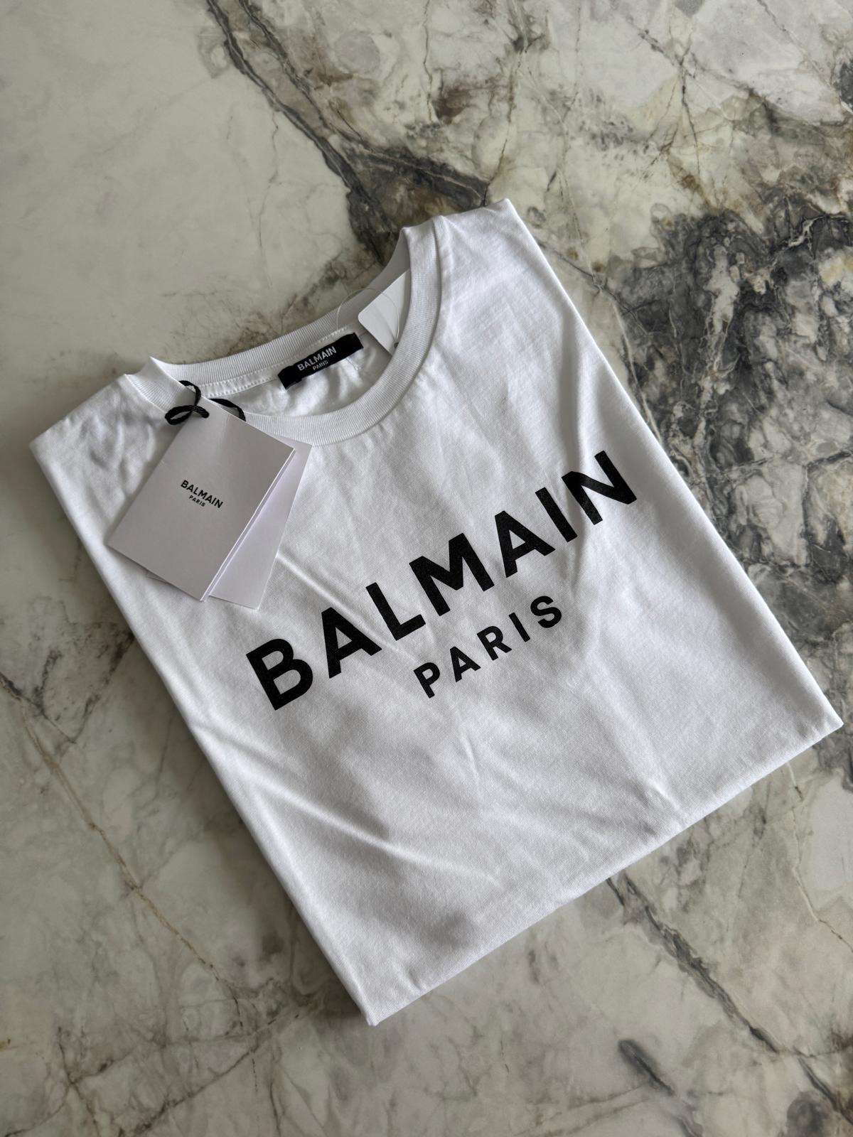 Balmain tričko biele