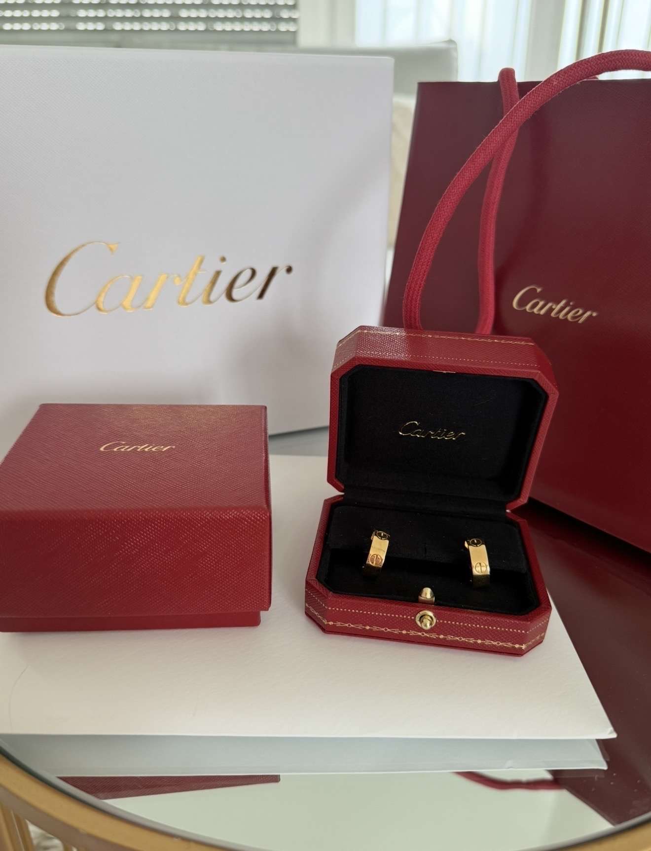 Cartier Love náušnice