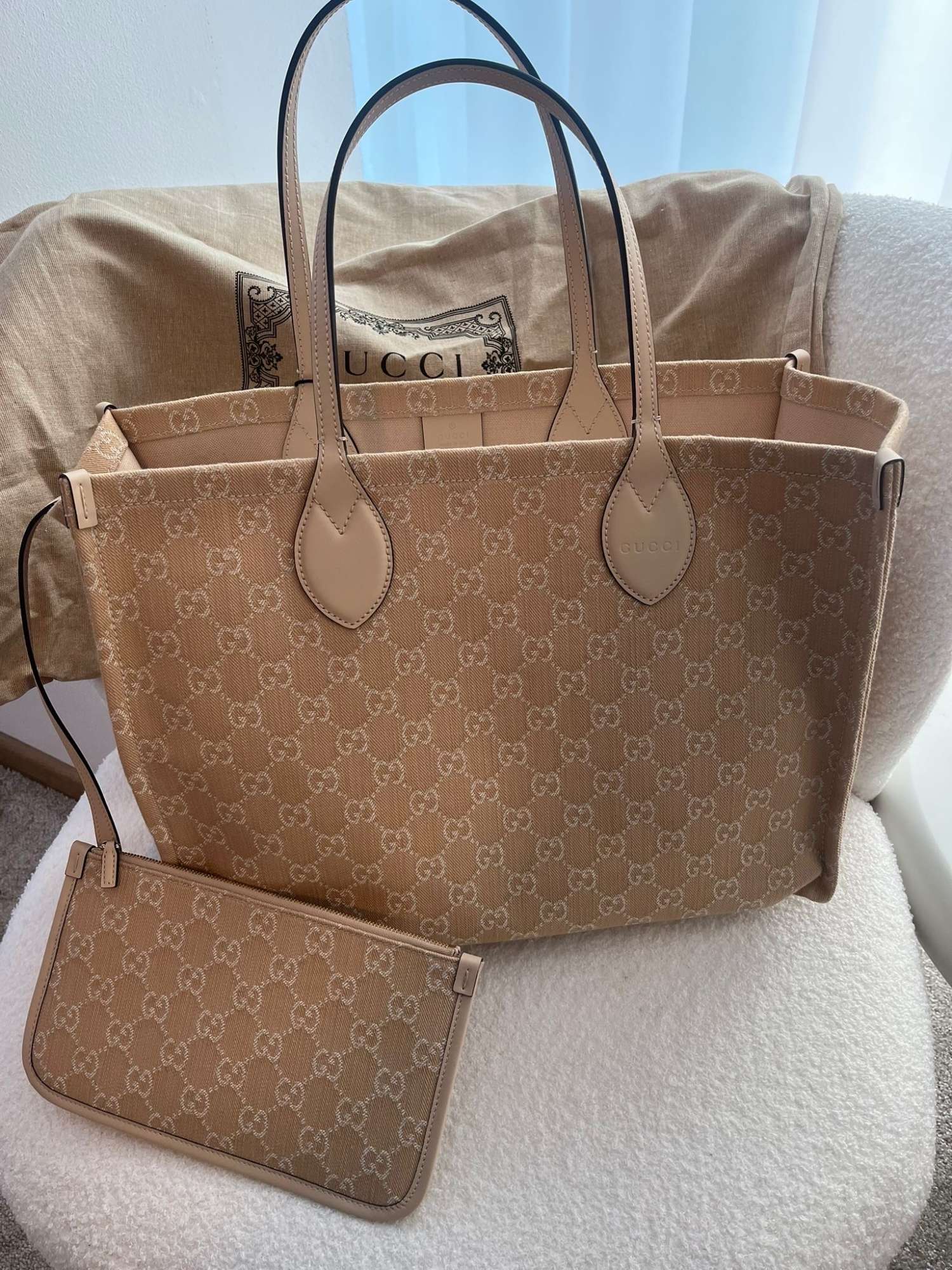 Gucci shopper + pochetka