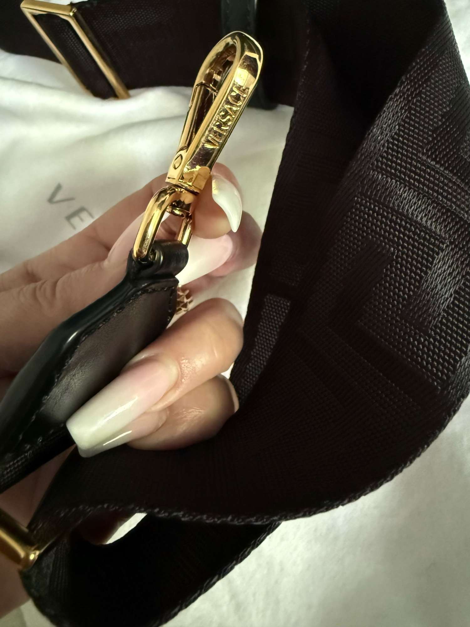 Nylonová crossbody kabelka Versace Medusa