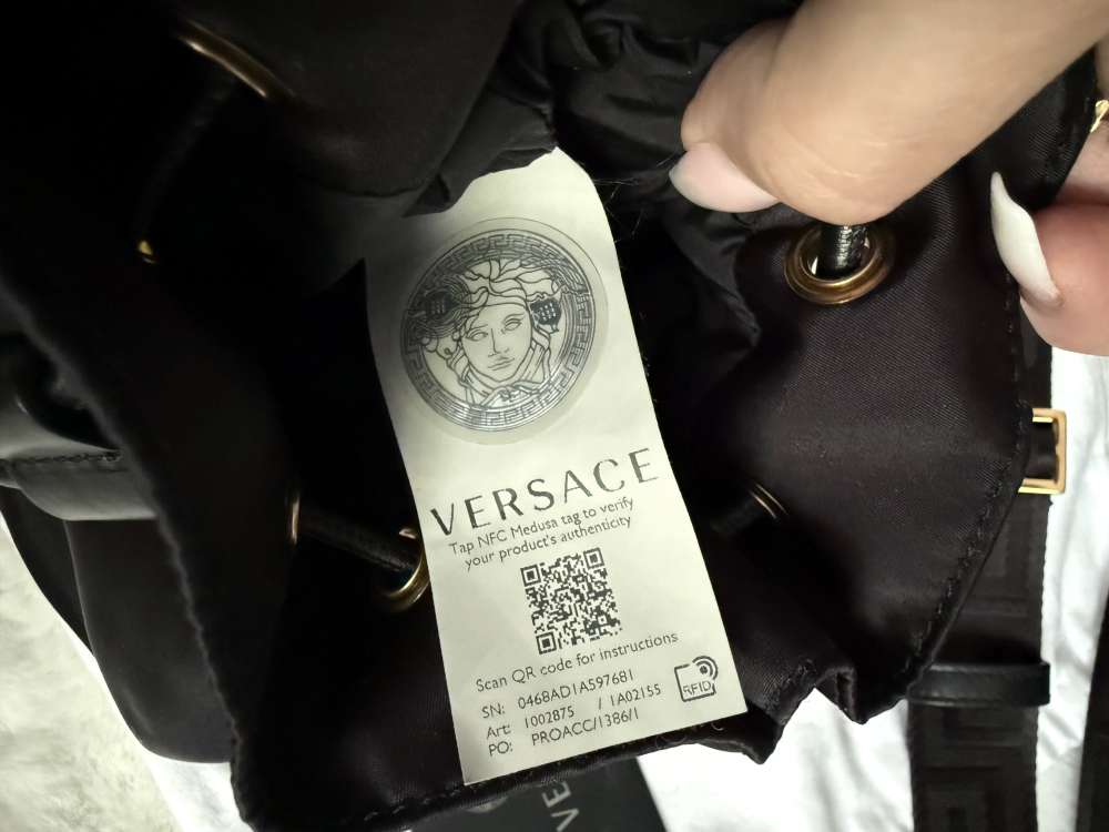 Nylonová crossbody kabelka Versace Medusa
