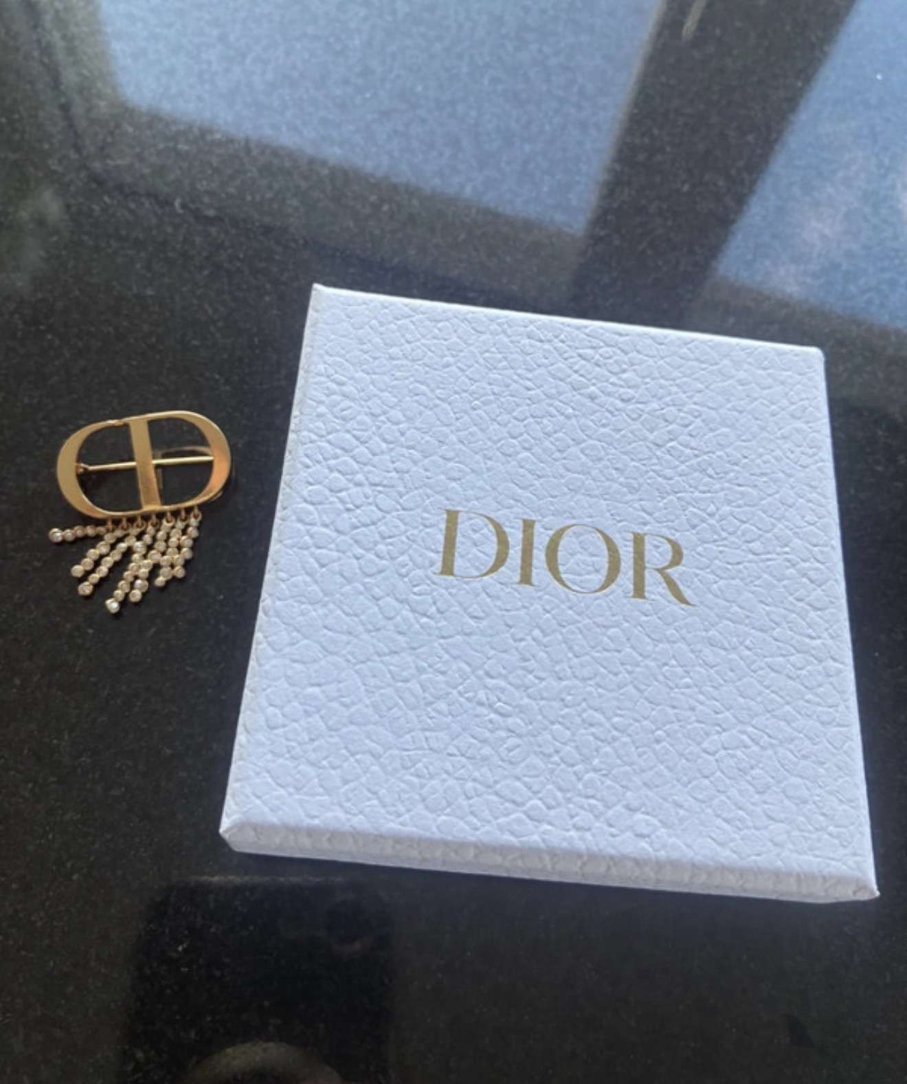 Dior brošňa